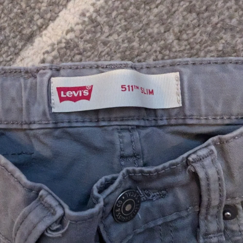 3 For $12 Clearance Levi's Youth Boys Gray 511 Slim‎ Pants Size 10